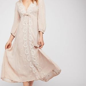 Free people embroidered fable dress
